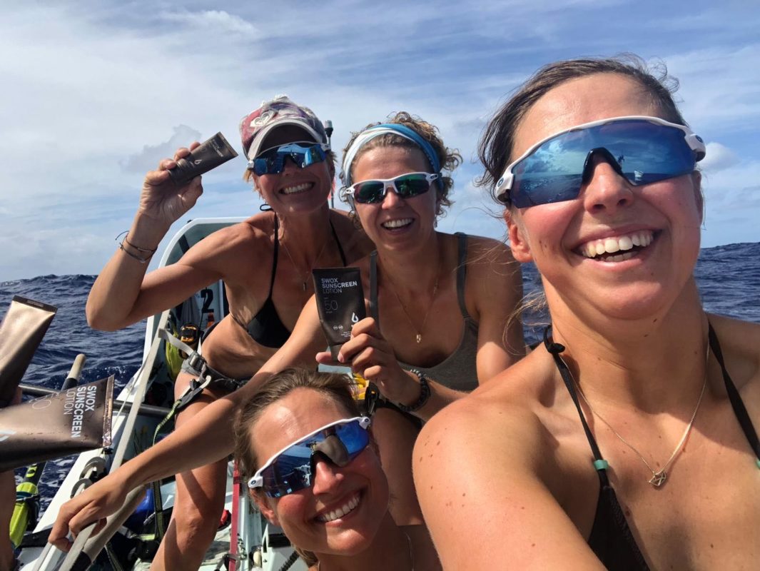 RowHHome rowing race team SWOX sunscreen